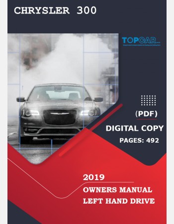 2019 chrysler 300 owners manual